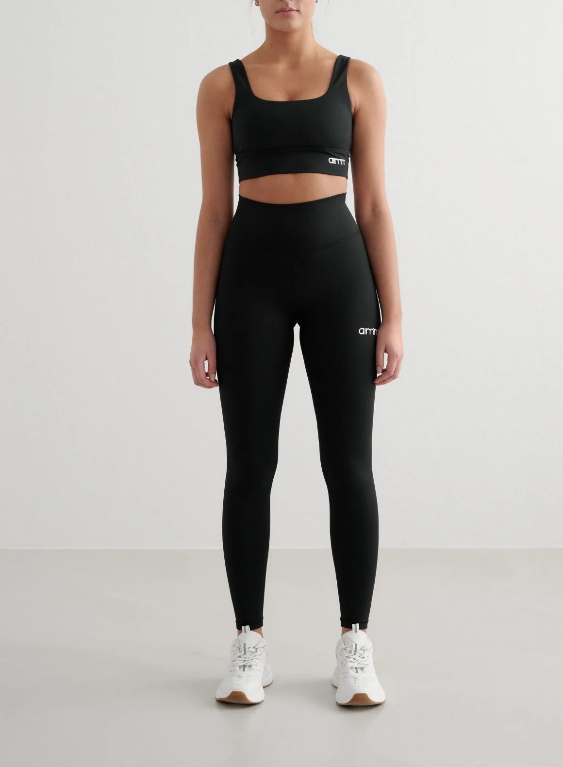 Black Core Tights & Bra Set