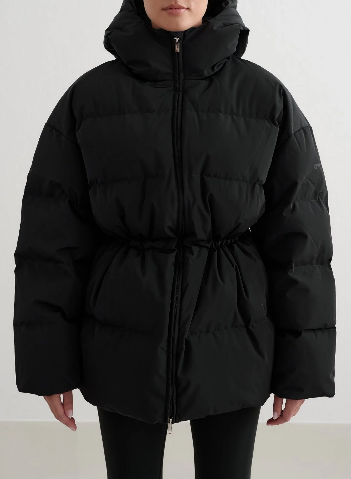 Black Moment Puffer Jacket - Image 6