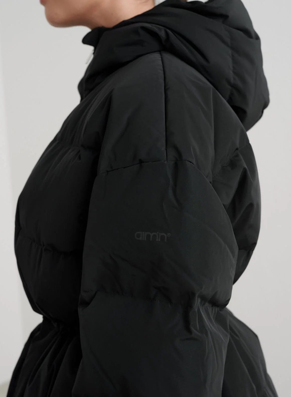 Black Moment Puffer Jacket - Image 8