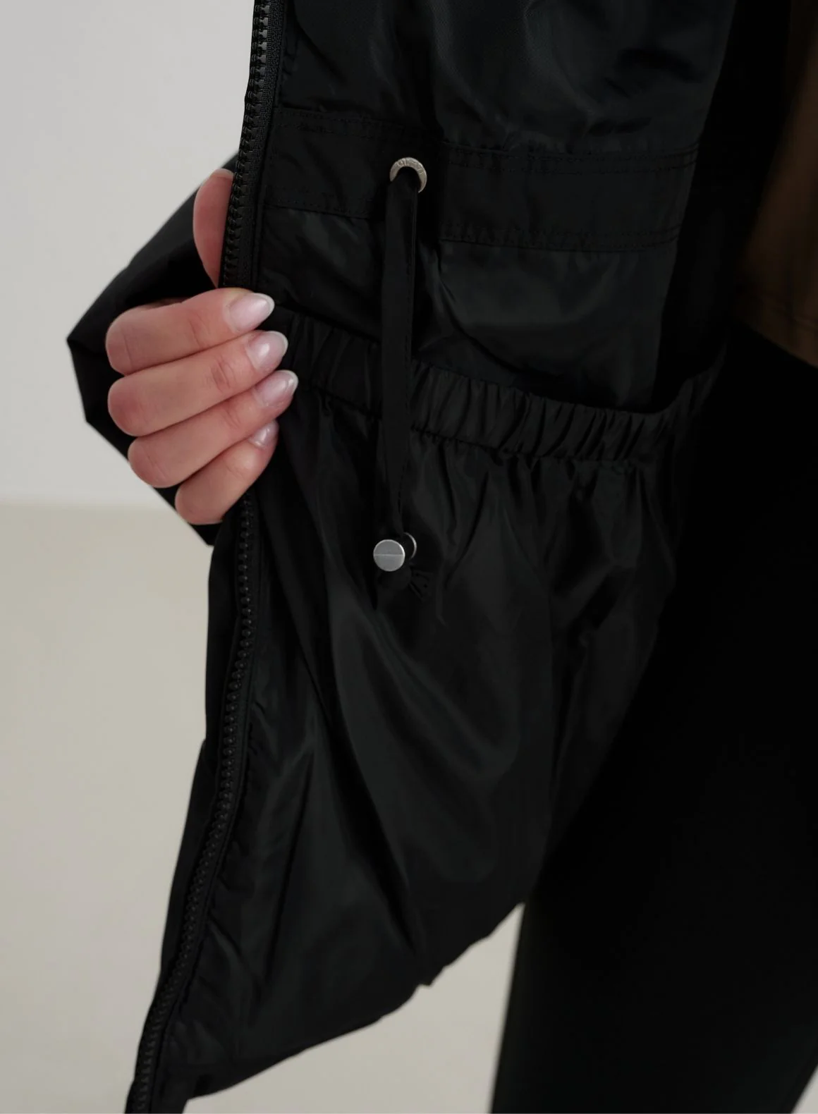 Black Moment Puffer Jacket - Image 9