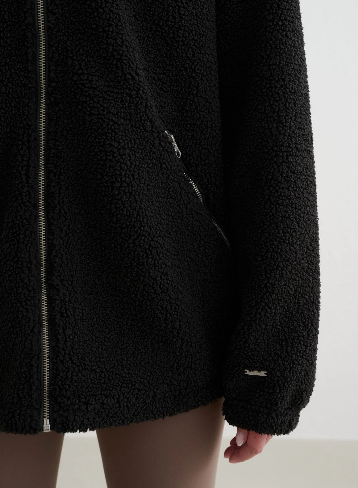 Black Pile Jacket - Image 4