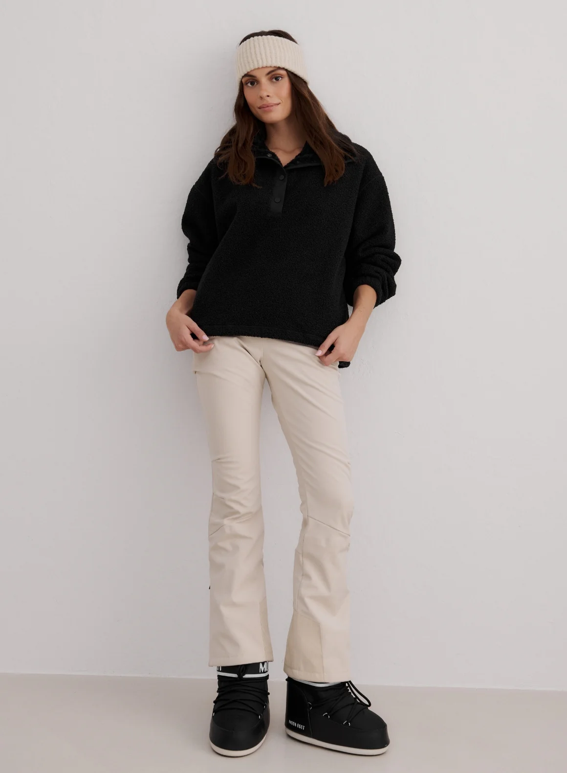 Black Polar Fleece Long Sleeve - Image 2