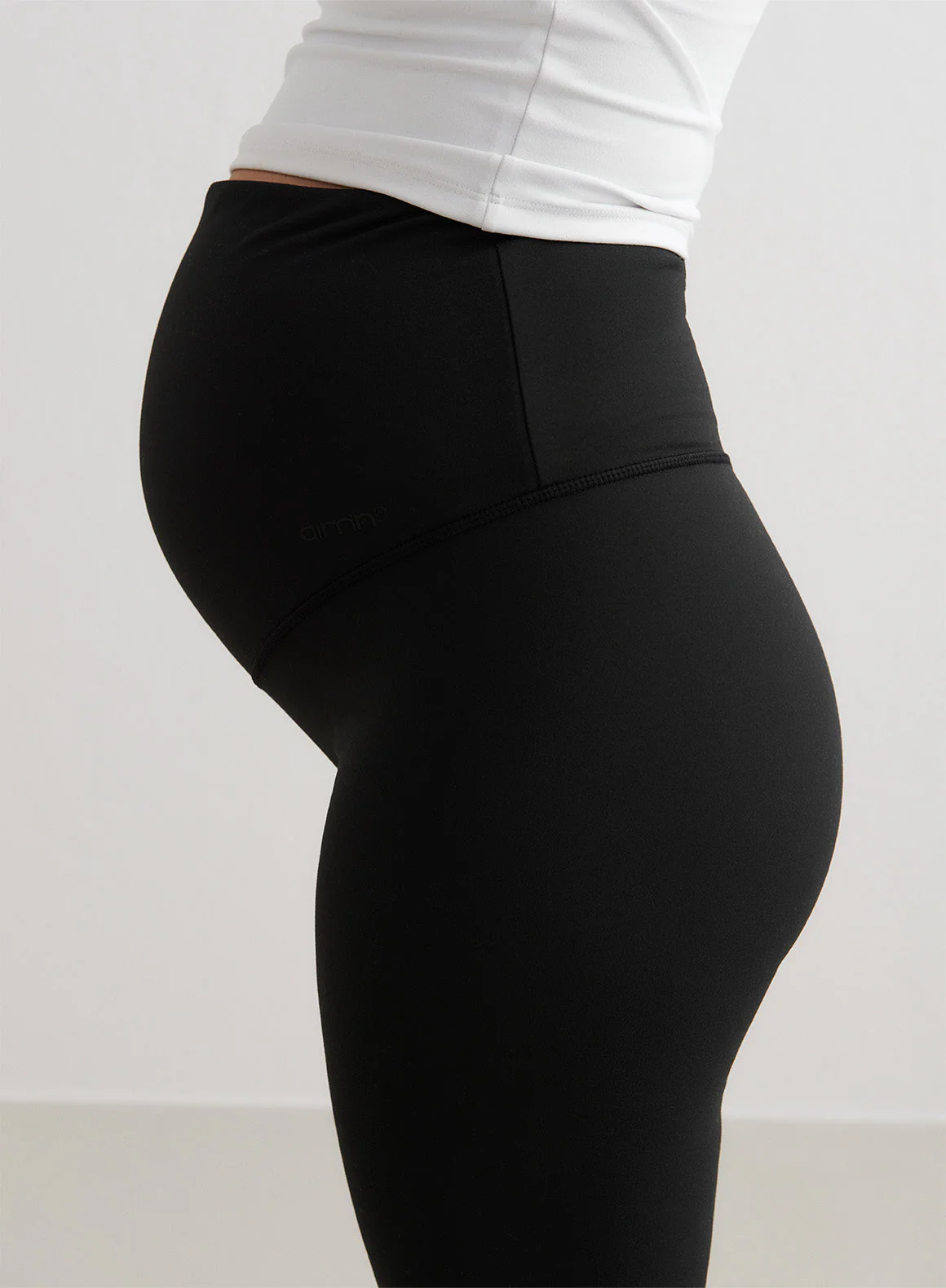 Black Sense Maternity Flare Petite Tights - Image 3