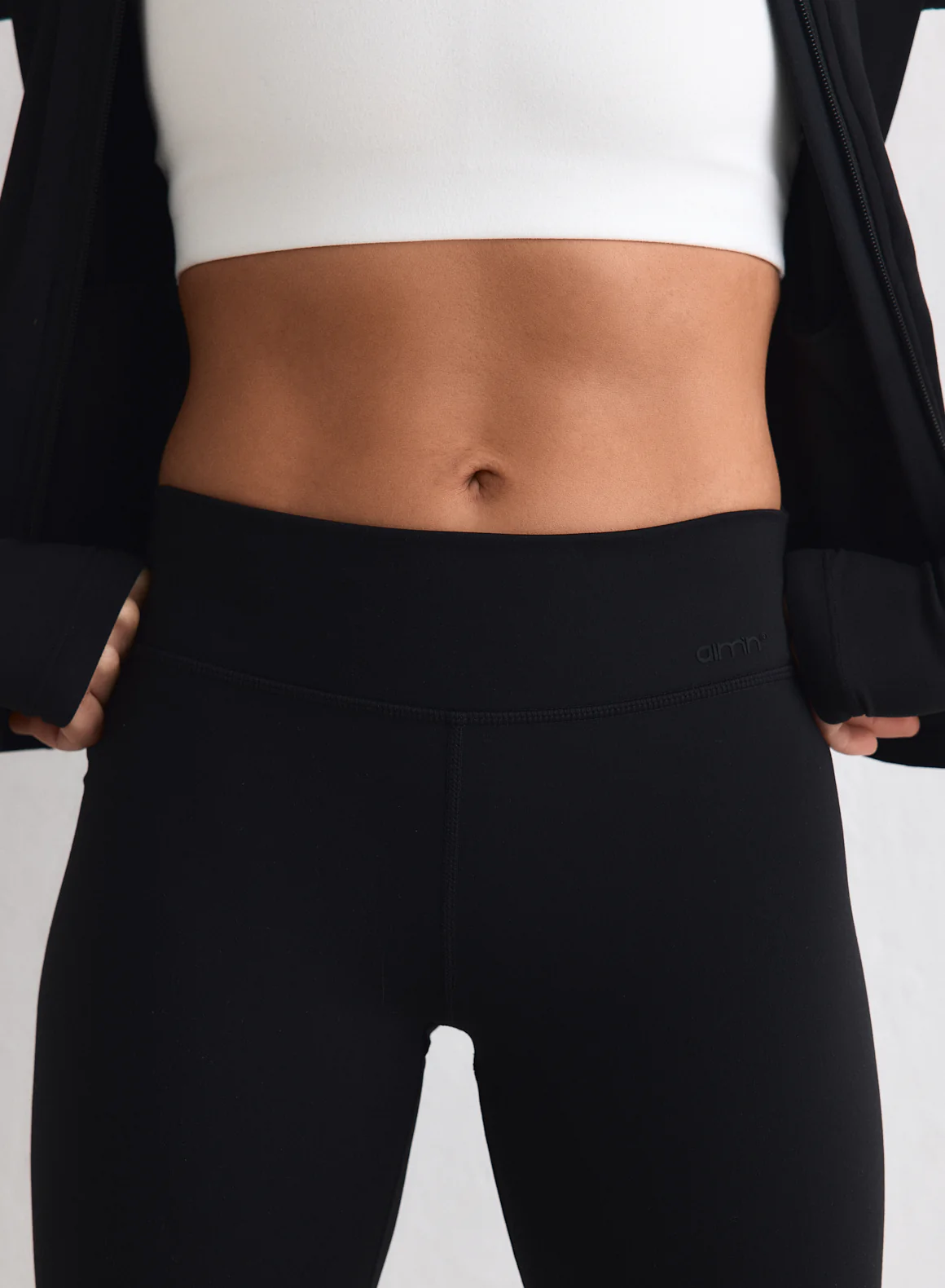 Black Sense Regular Waist Tights - Image 2