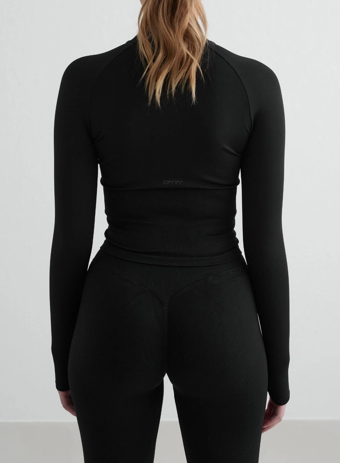 Black Shape Seamless Zip Jacket - Image 4