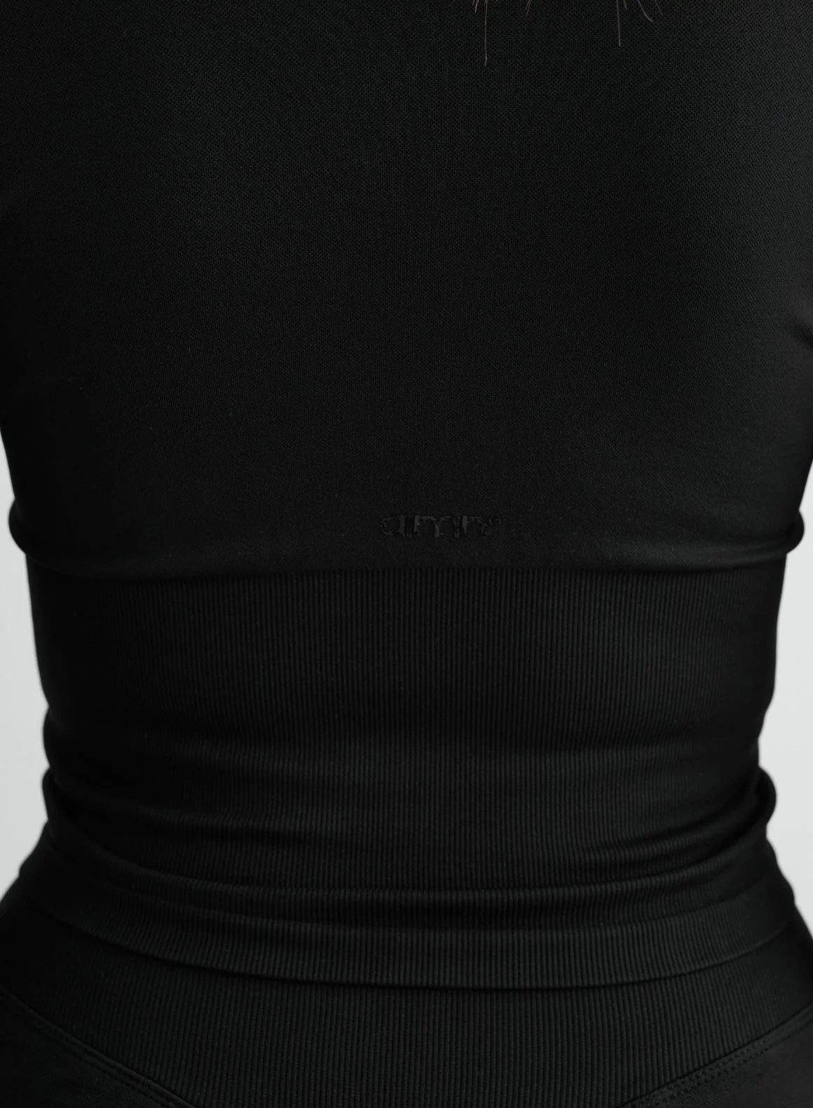 Black Shape Seamless Zip Jacket - Image 8