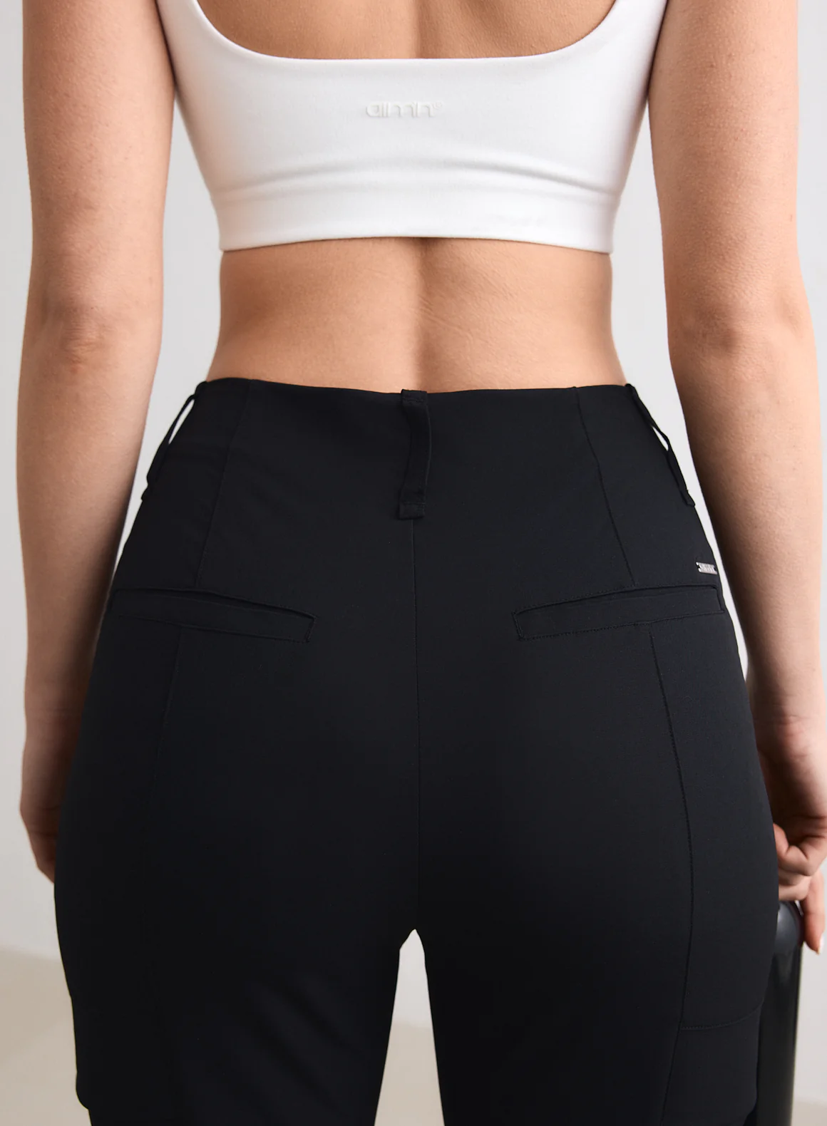 Black Straight Leg Cargo Pants - Image 5