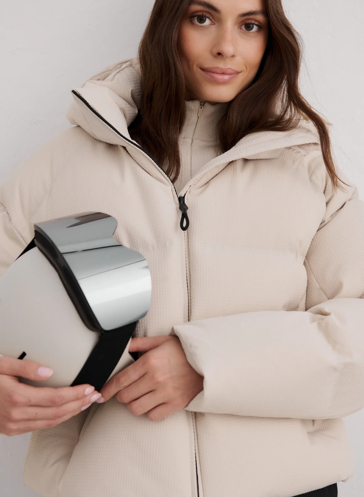 Café Au Lait Cortina Puffer Jacket