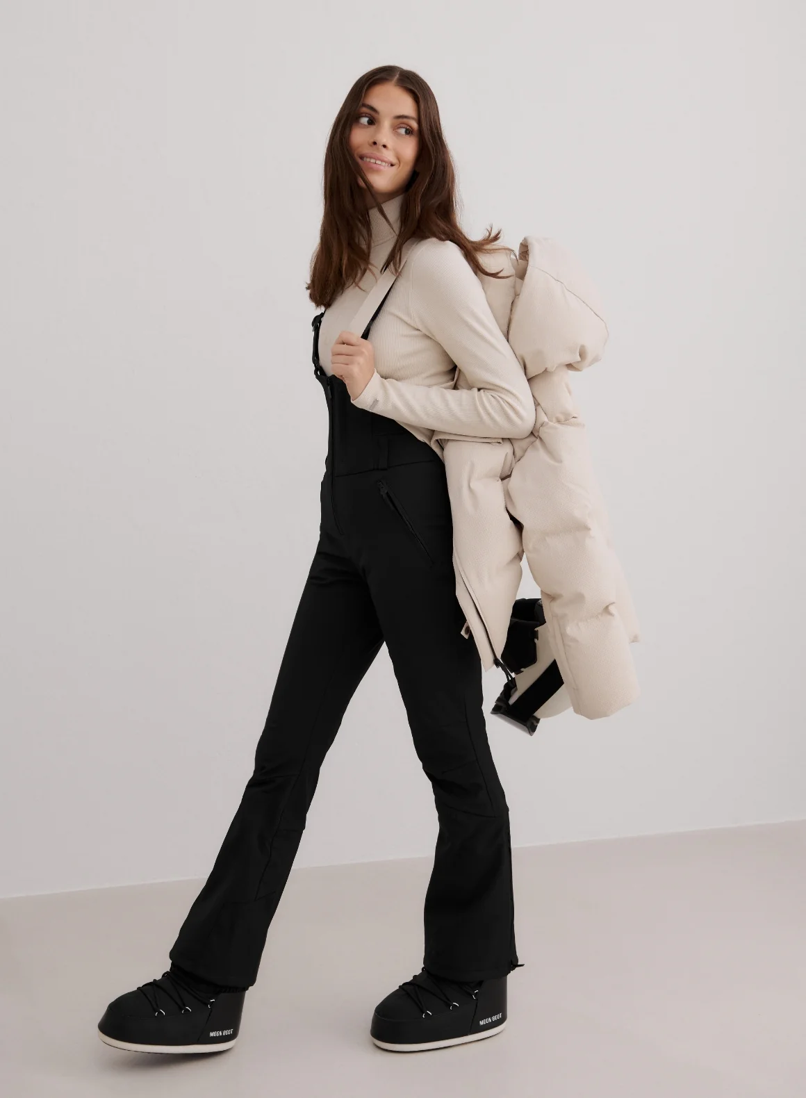 Café Au Lait Cortina Puffer Jacket - Image 5