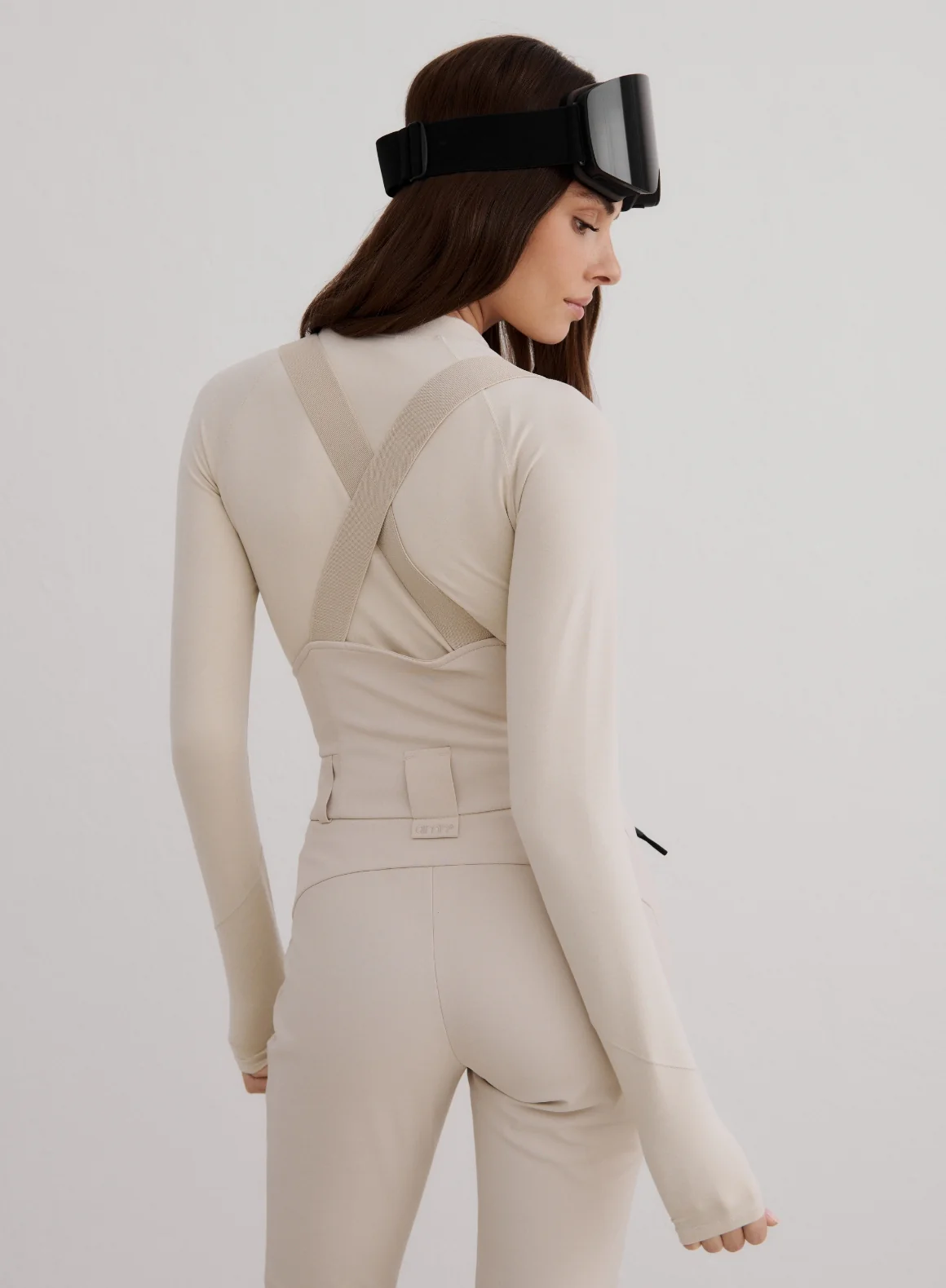 Café Au Lait Stretch Thermo Bib Pants - Image 6