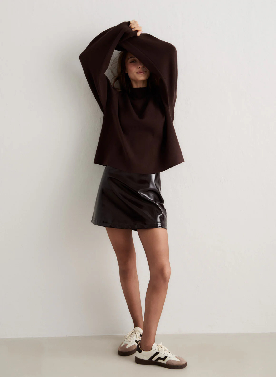 Chocolate Perfect Knit Long Sleeve - Image 3