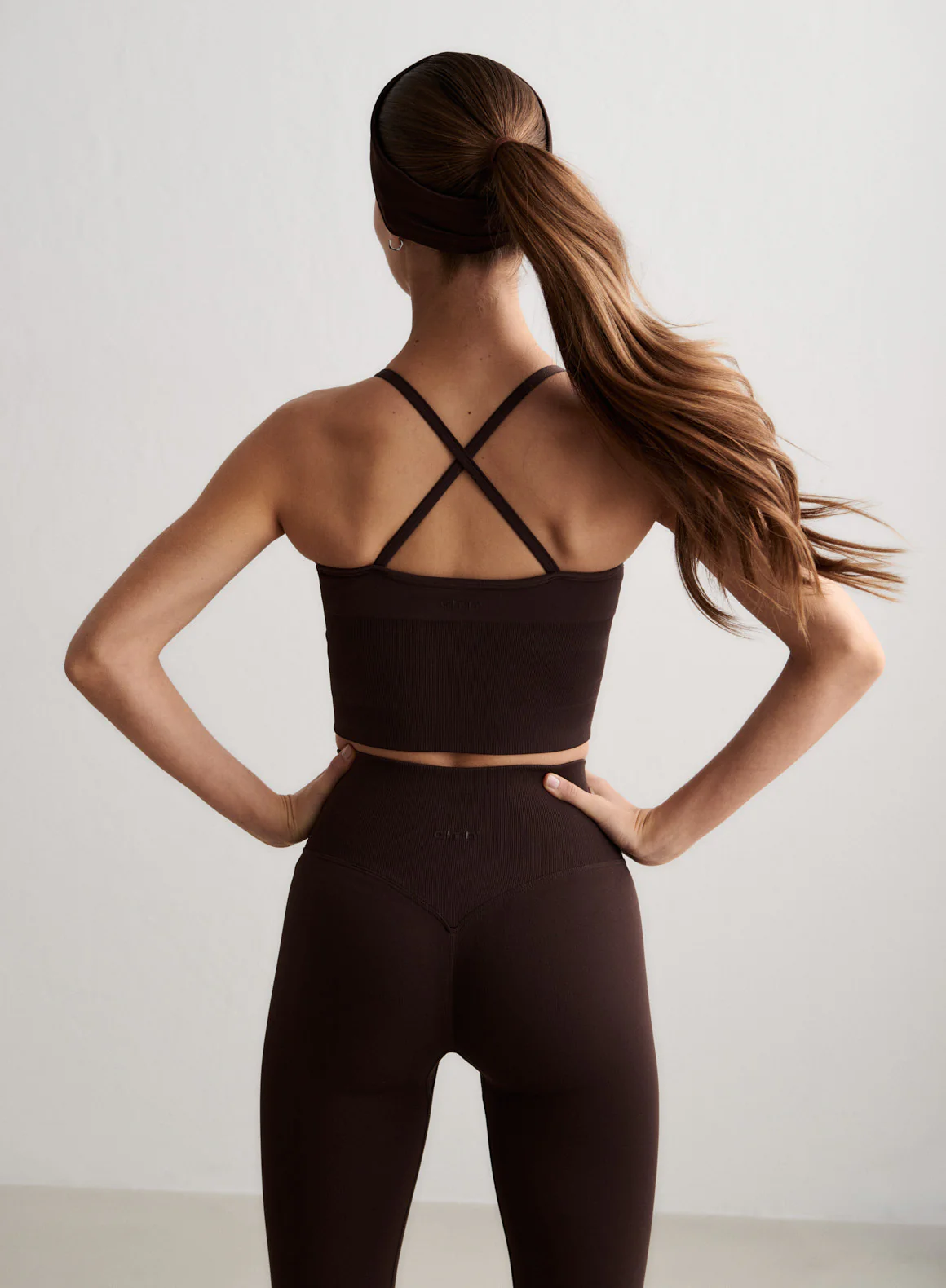 Chocolate Shape Seamless Cross Back Bralette