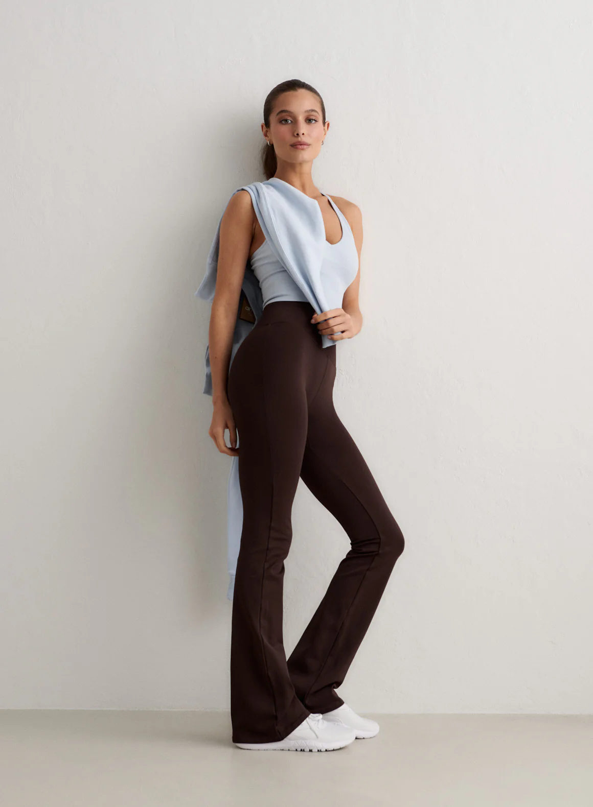 Chocolate Shape Seamless Flare Tall Tights