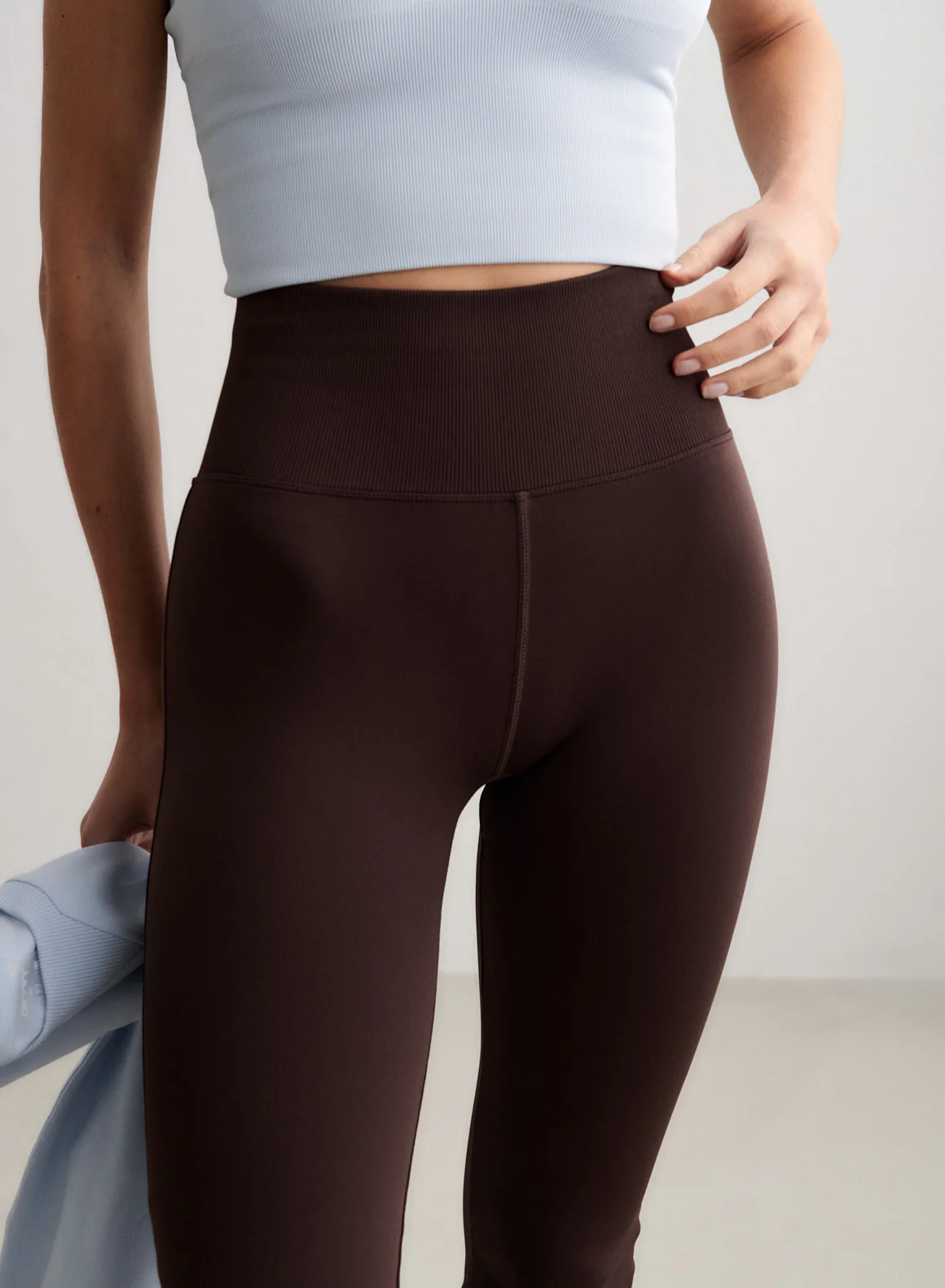 Chocolate Shape Seamless Flare Tall Tights - Image 3