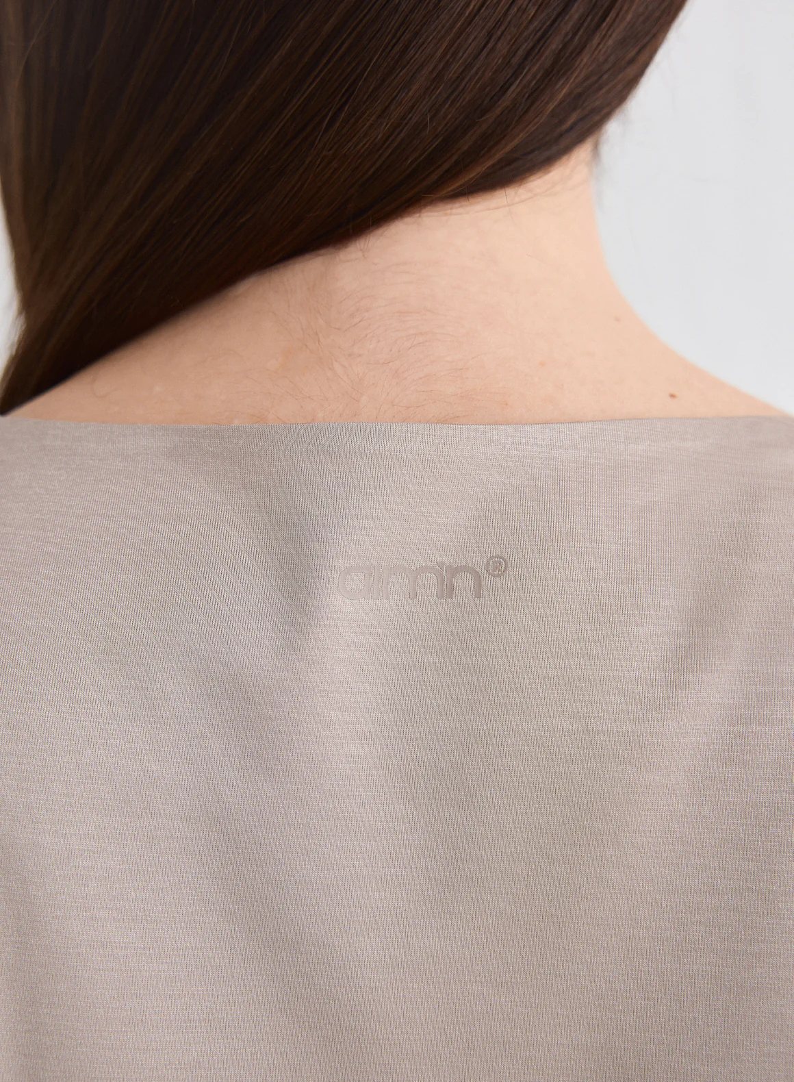 Dark Clay Luminous Draped Short Sleeve - Image 3