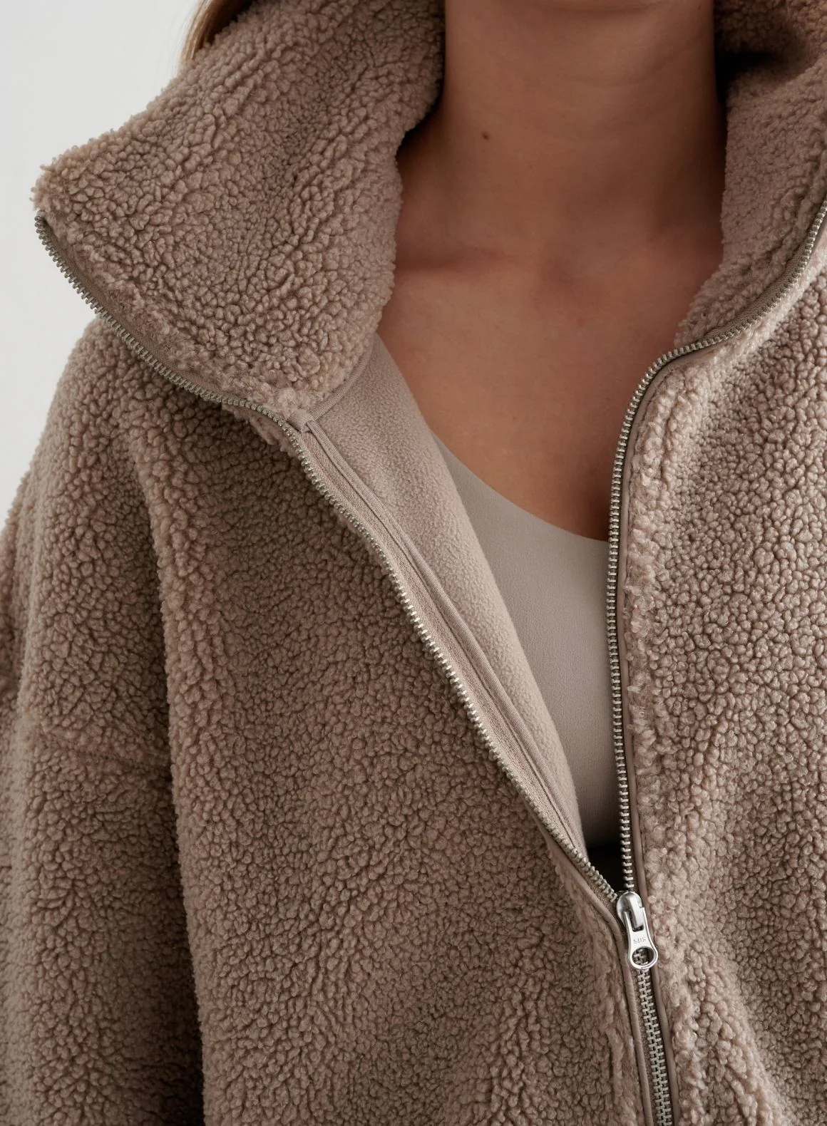 Dark Clay Pile Jacket - Image 5