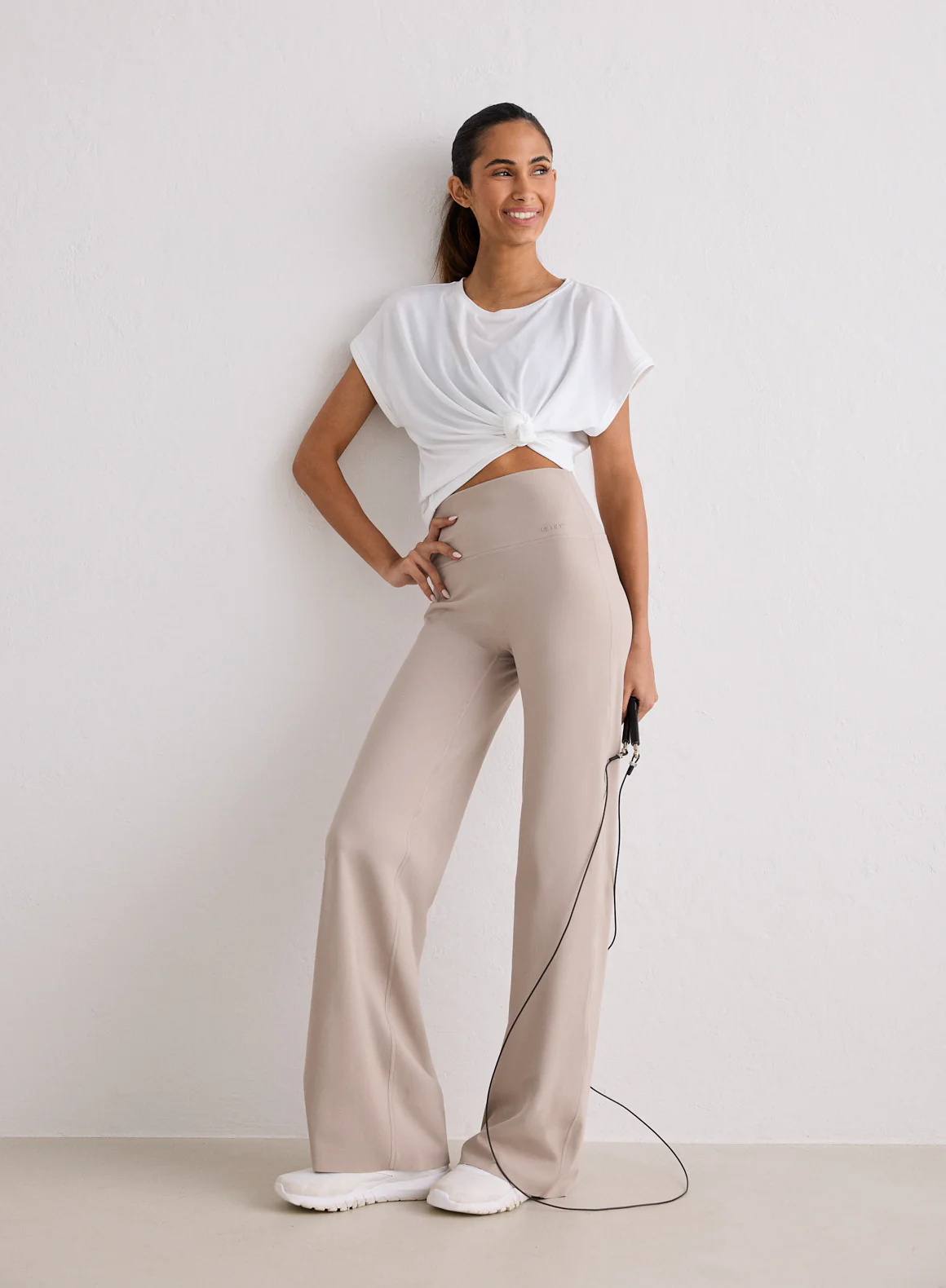 Dark Clay Sense Straight Leg Tights