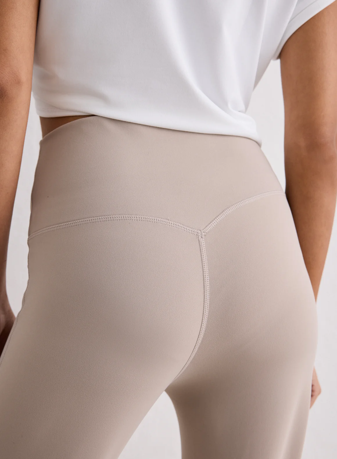 Dark Clay Sense Straight Leg Tights - Image 3