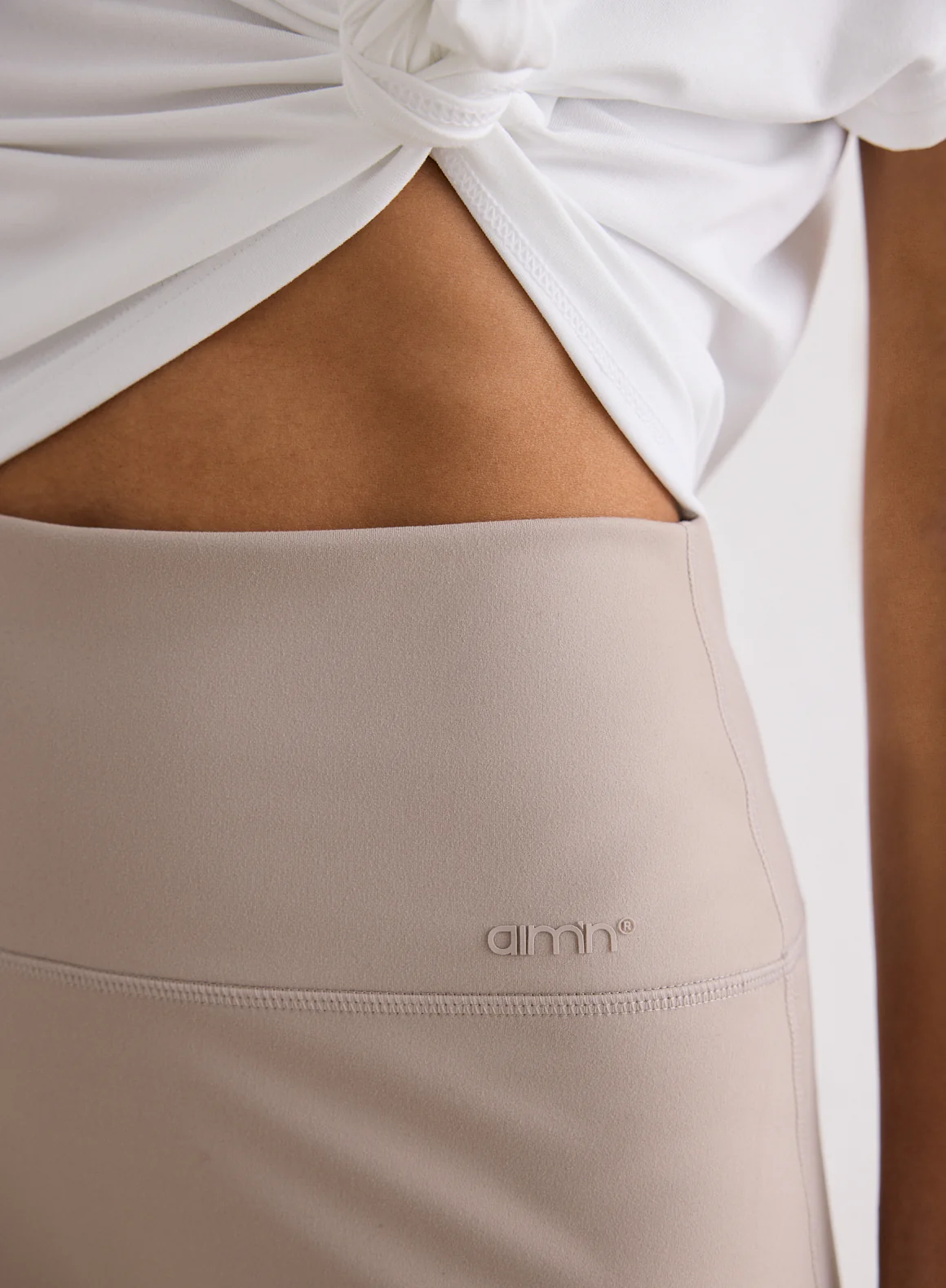 Dark Clay Sense Straight Leg Tights - Image 4
