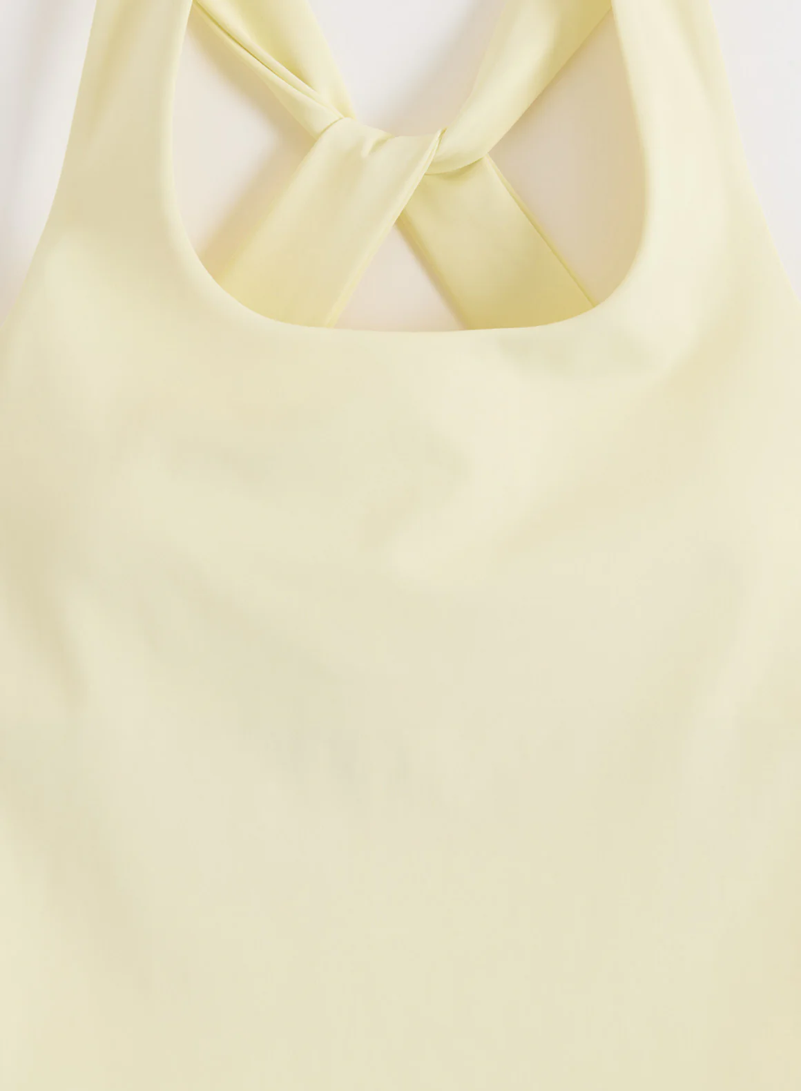 Lemon White Lunar Running Singlet - Image 6