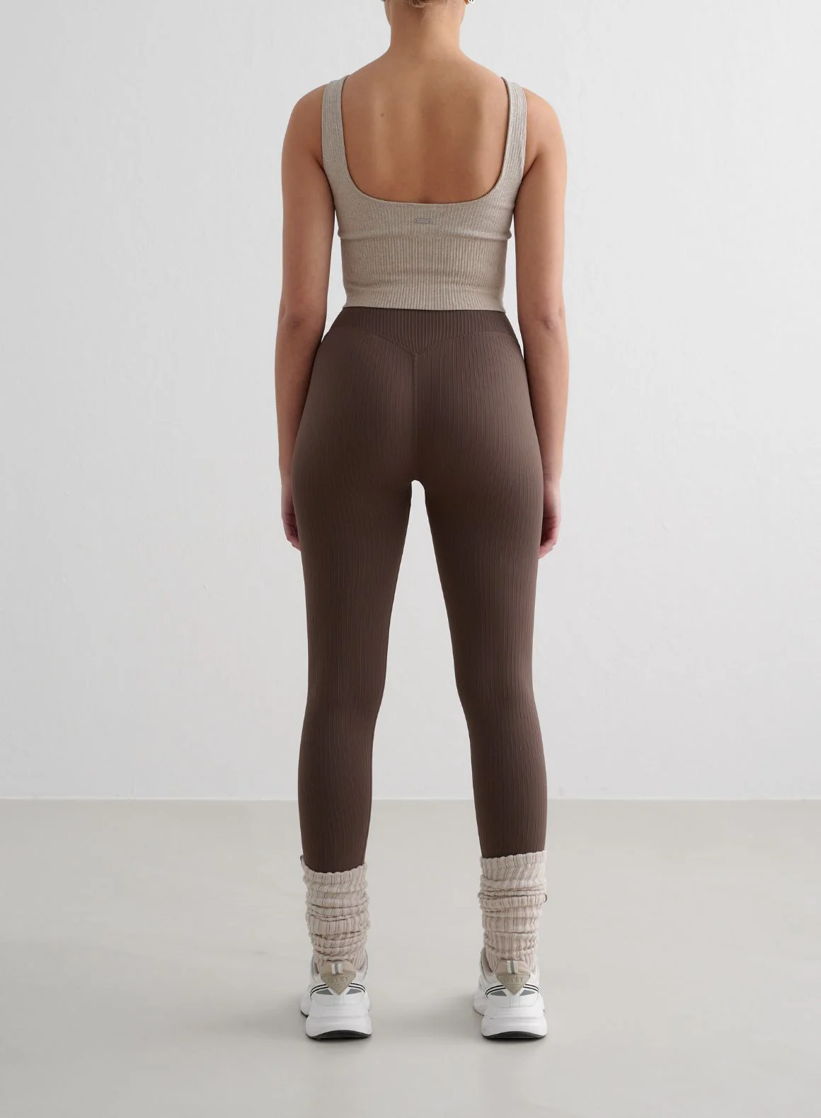 Macchiato Ribbed Seamless Petite Tights - Image 4