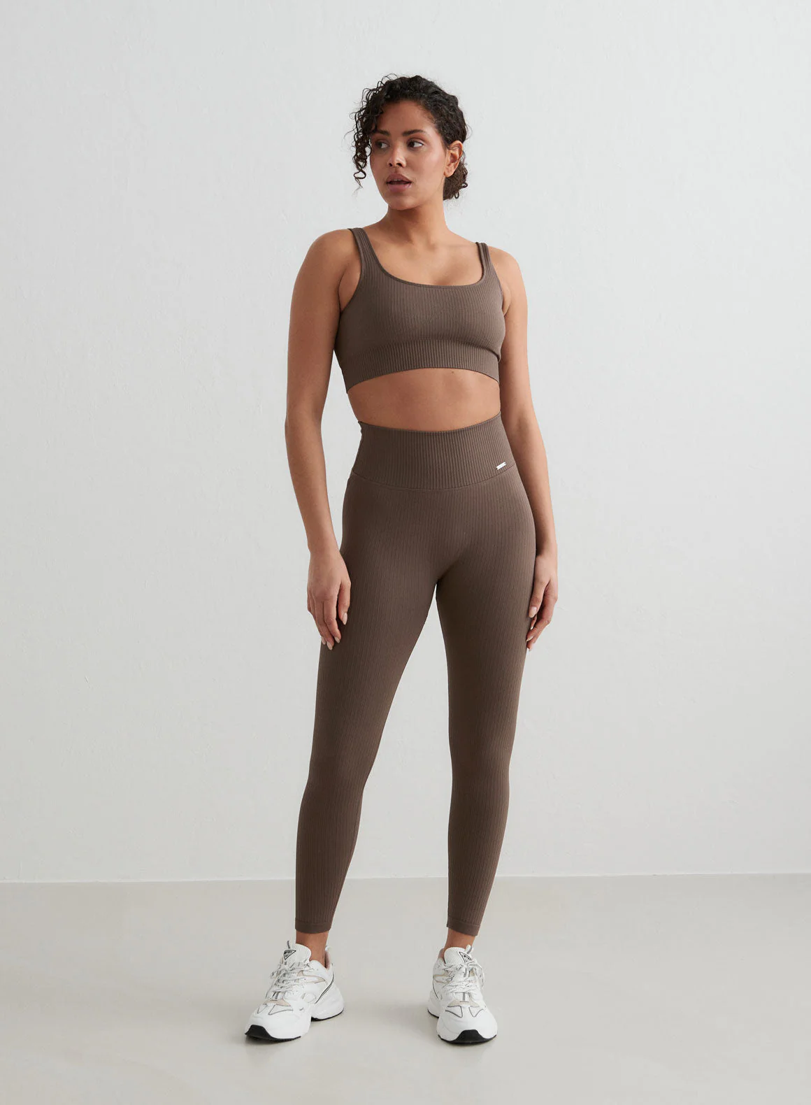Macchiato Ribbed Seamless Petite Tights - Image 7