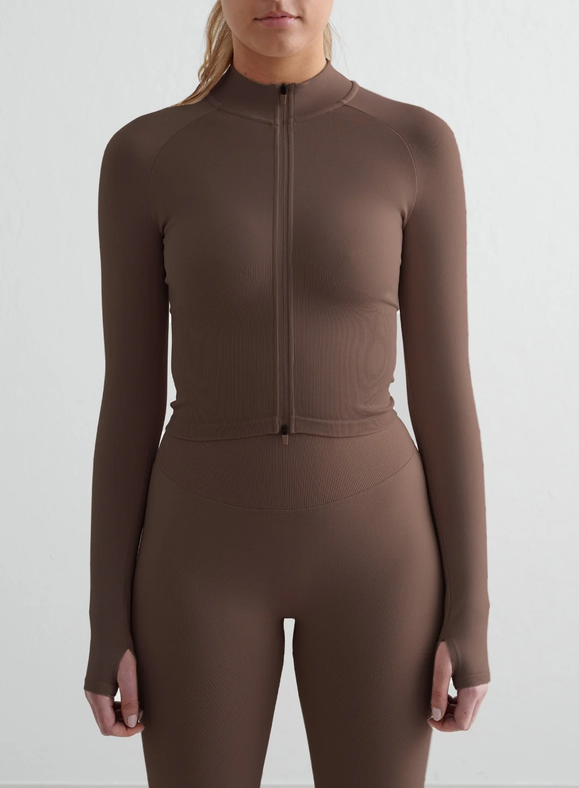 Macchiato Shape Seamless Zip Jacket - Image 3