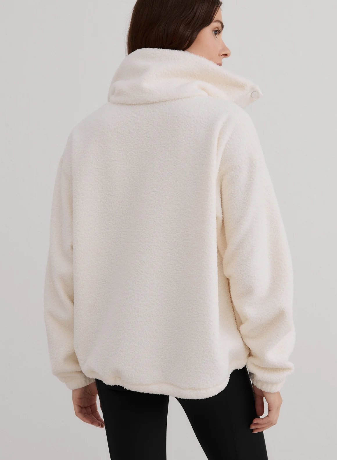 Off White Polar Fleece Long Sleeve - Image 5