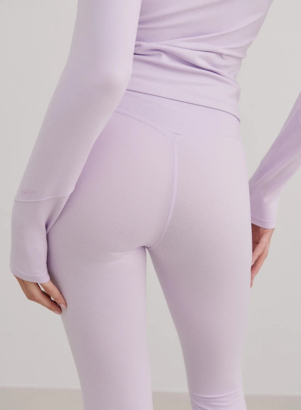 Pale Lavender Baselayer Leggings - Image 5