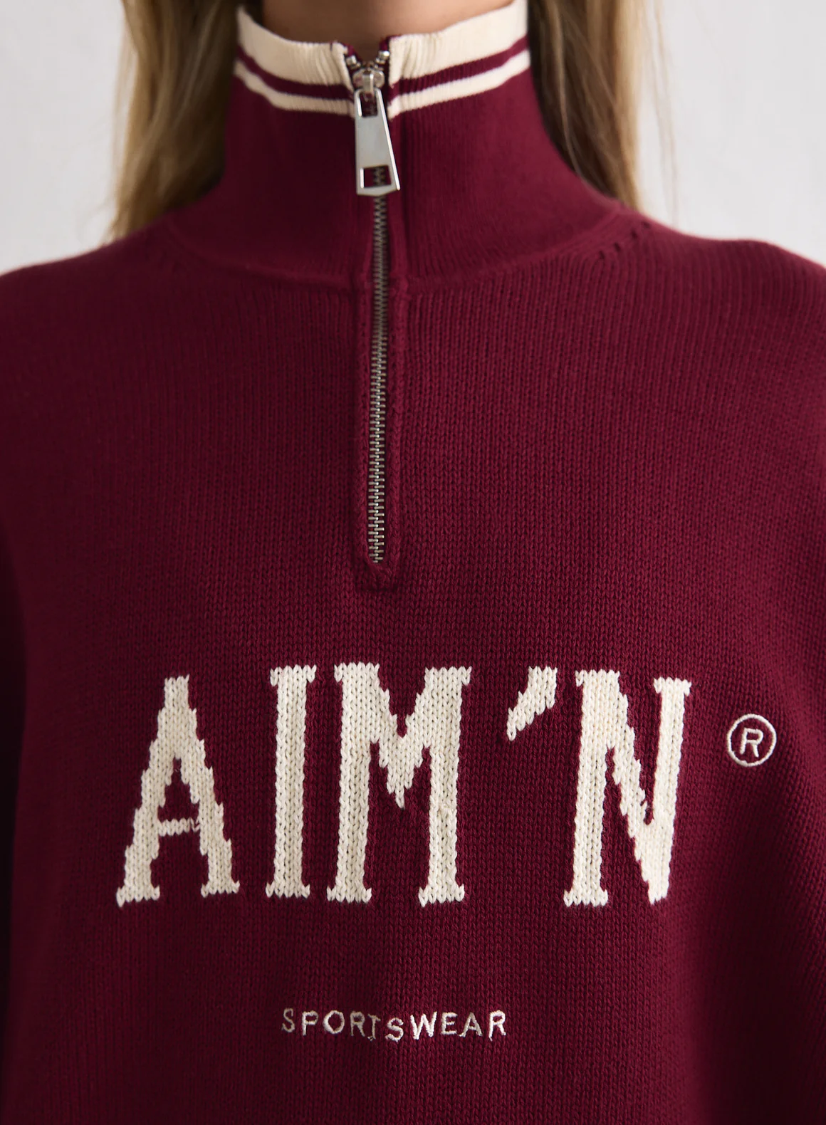 Ruby College Knitted Half Zip - Image 2