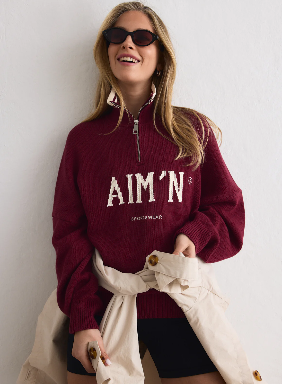 Ruby College Knitted Half Zip - Image 3