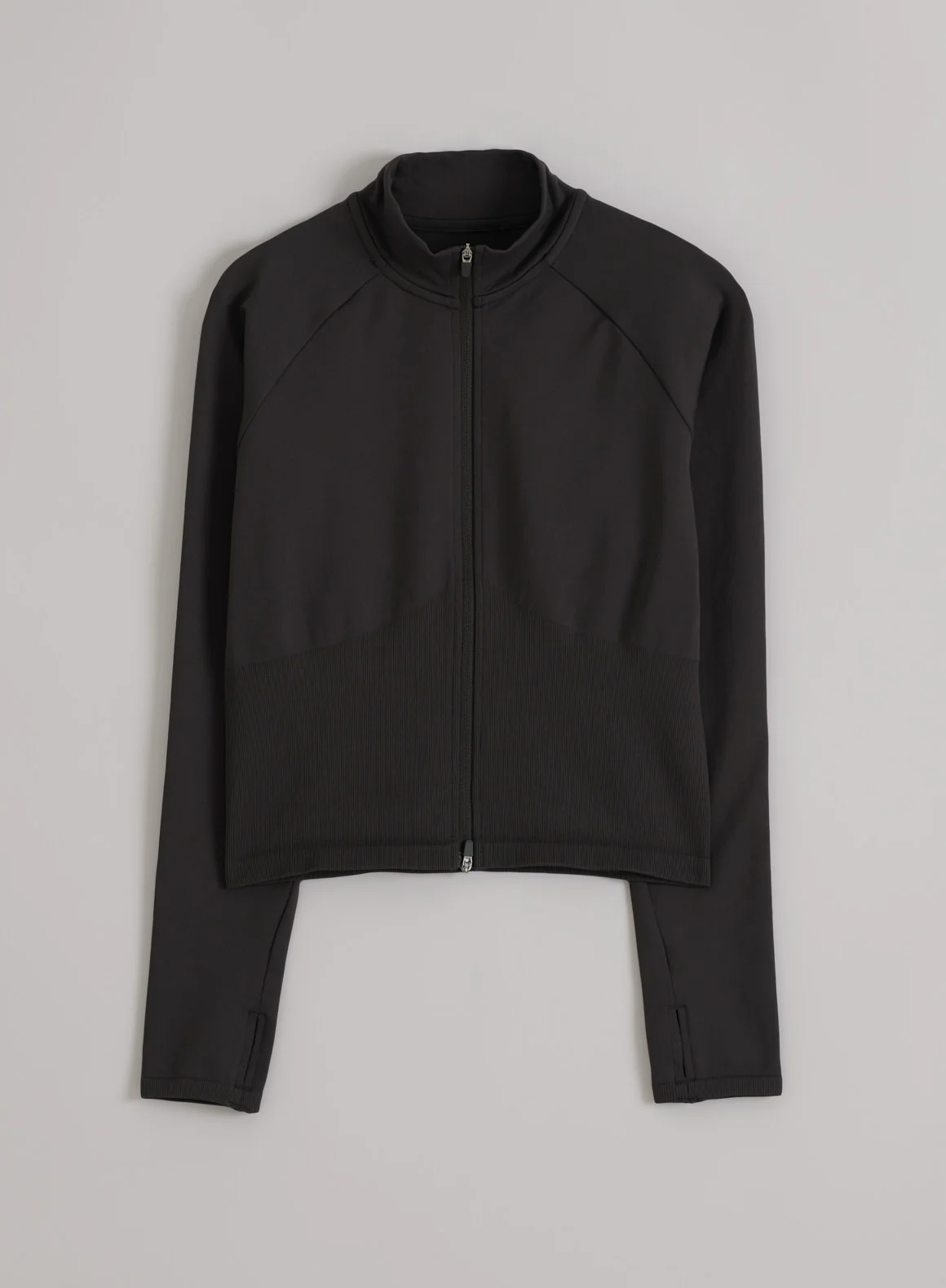 Shadow Grey Shape Seamless Zip Jacket - Image 7