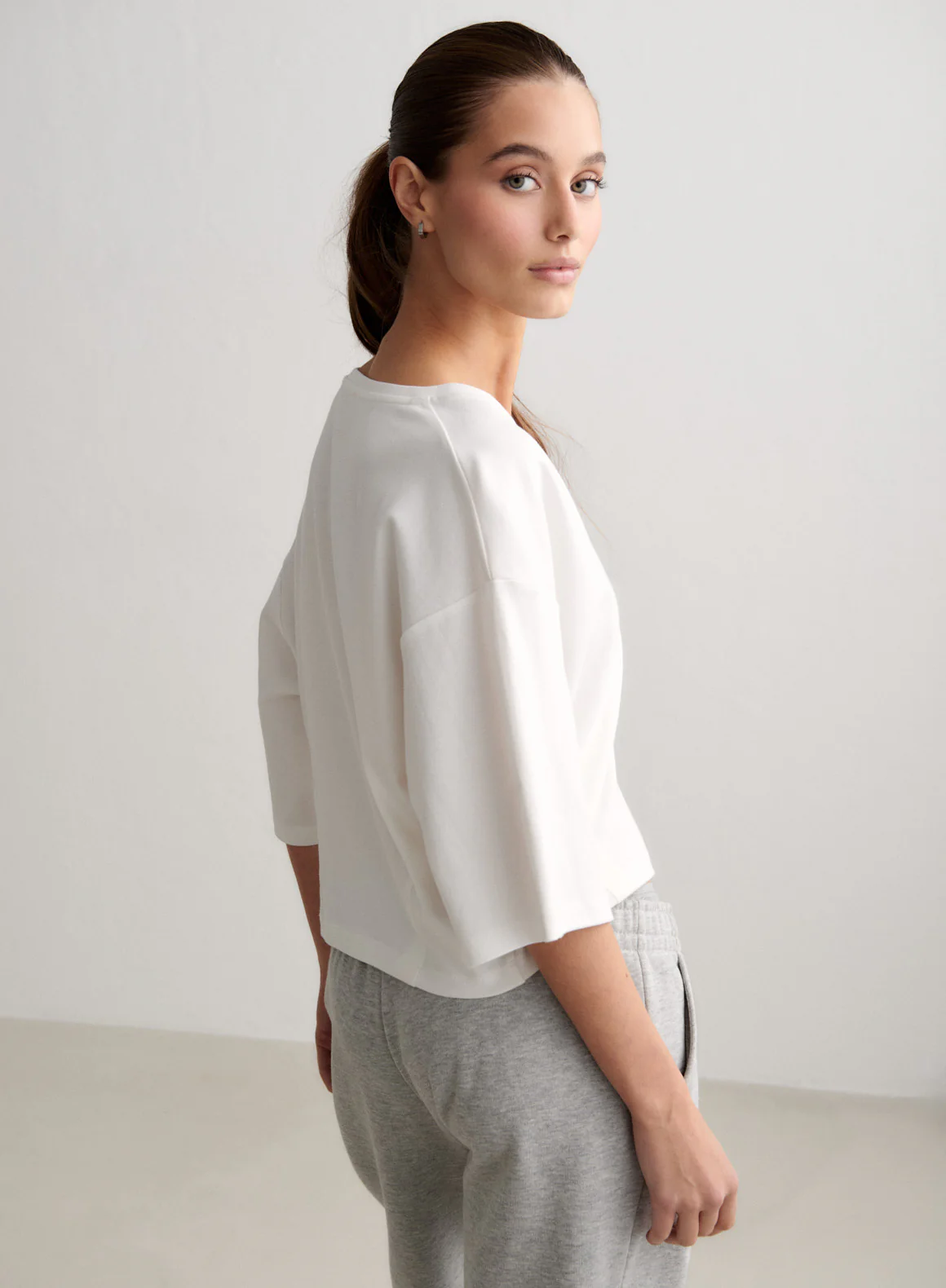 White Elevated T-shirt - Image 2
