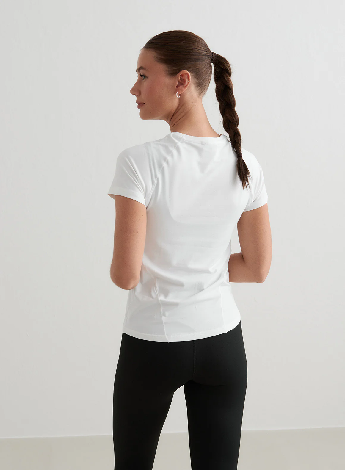 White Soft Basic Short Sleeve - Image 3